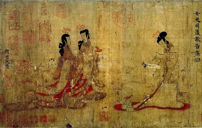 《女史箴图》“女史司箴”局部