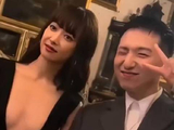 宋茜复古与潮流的完美碰撞，红黑配的时尚盛宴！