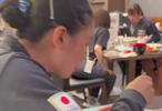 亚锦赛花絮，张本美和木原美悠赛场片段