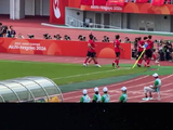 韩国前锋李英俊进球后挑衅中国球迷