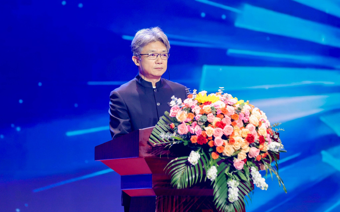 北京电影学院院长扈强报告了联盟筹备建设相关工作，宣读《全国影视产教联盟宣言》。 受访者供图