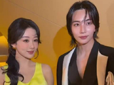 哇杨紫尹净汉竟然在秀场同框了，紫黄色裙子美爆了，净汉也很帅！