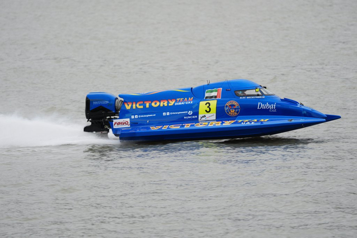 2026年10月4日，上海，世界F1H2O摩托艇锦标赛中国上海大奖赛在宝山滨江长滩内档水域开赛。朱嘉奕 图