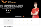2026WTT中国大满贯女单1/32赛，纵歌曼3-2战胜汉娜·高达，顺利晋级女单32强