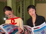 辛芷蕾窦靖童随地大小演 两个人太可爱了吧