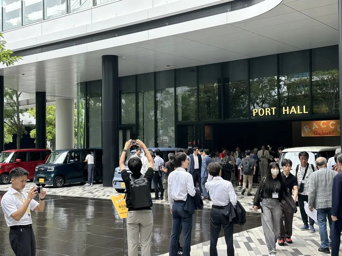 当地时间2026年7月28日，日本东京，比亚迪在日本市场发布纯电车型海獭Racco。图为比亚迪海獭Racco。视觉中国