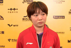王曼昱蒯曼晋级决赛采访！赞对面质量速度，全力以赴准备日本组合