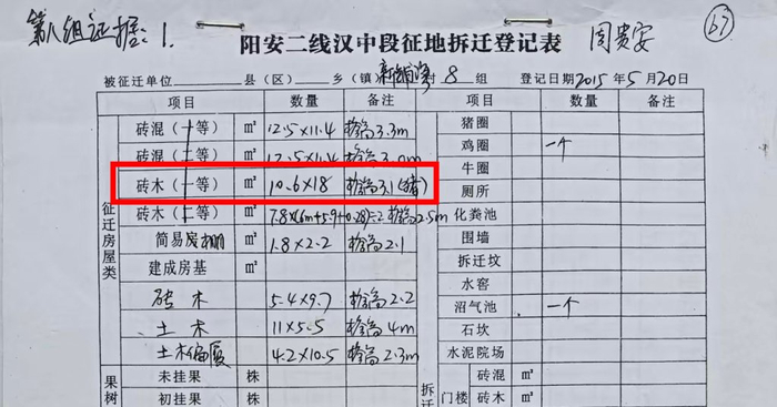 房舍末尾备注了“猪”字，成了争议焦点。 &nbsp;受访者 供图