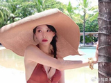 宋茜三亚海边大片，绝美红毯花絮