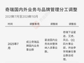 出口占比升至七成，奇瑞重整全球经营