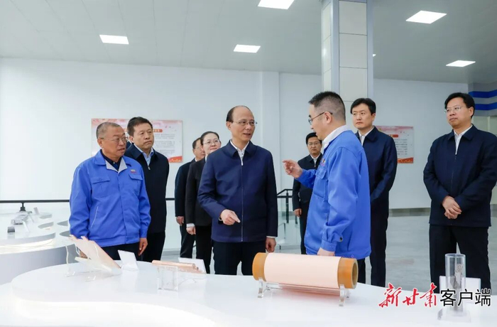 10月9日至10日，省委书记、省人大常委会主任吴晓军在白银市调研。新甘肃·甘肃日报记者 孟捷