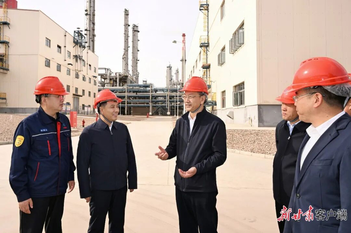 省委副书记、省长孔绍逊近日在金昌市调研。新甘肃·甘肃日报记者 盛学卿