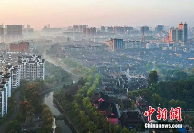 如皋城市风景。如皋市委宣传部 供图