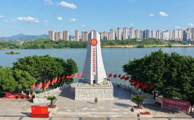 中央红军长征出发纪念碑。供图/“红星照耀中国·新长征再出发”网络主题宣传活动主办方