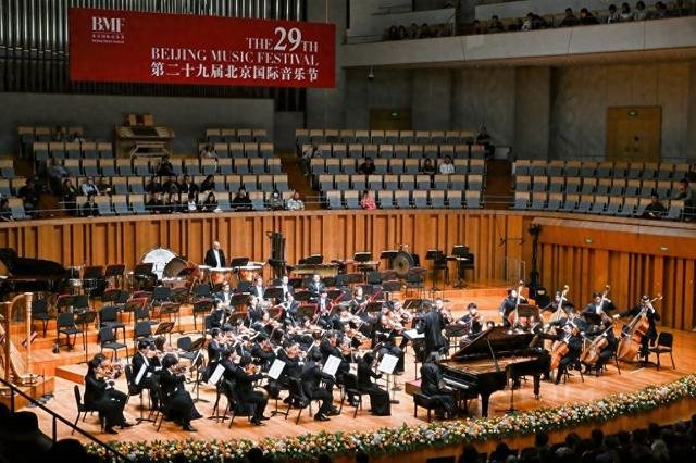   第二十九届北京国际音乐节开幕音乐会现场。（主办方供图）