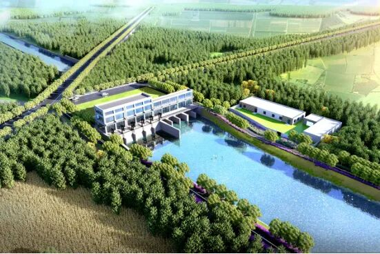 城南新河建设工程效果图。图/水润京华微信公众号