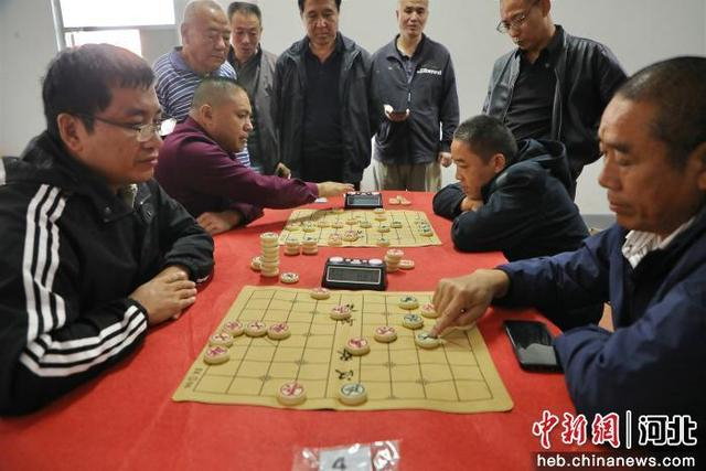 象棋比赛。 白天龙 摄