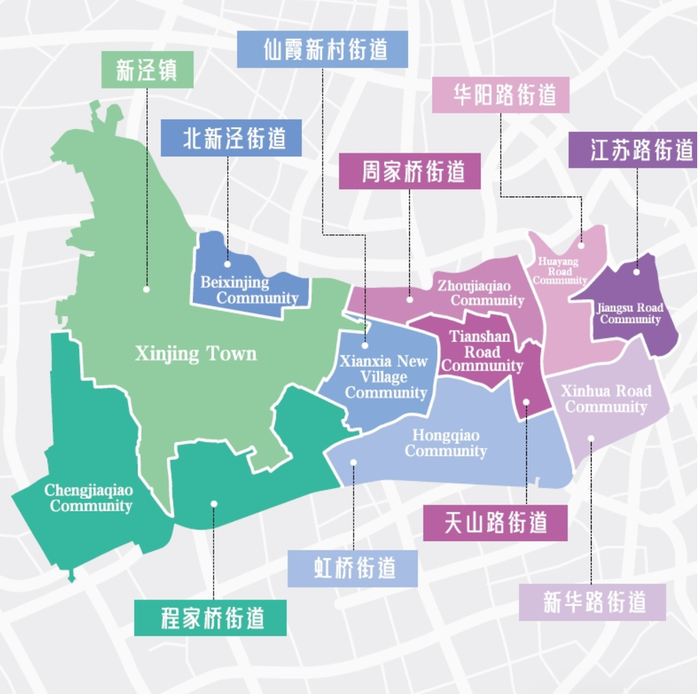长宁区划。长宁区政府网站