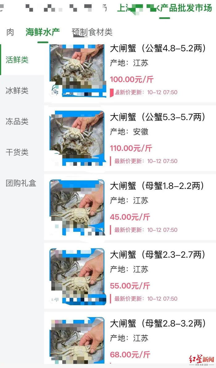 ▲批发市场采购报价