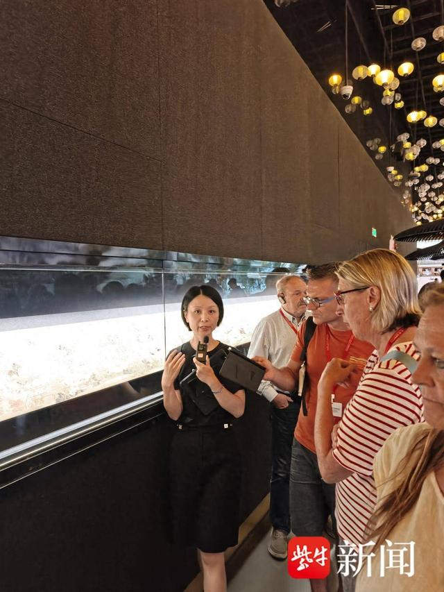 入画千年金陵夜 国际嘉宾打卡德基艺术博物馆《金陵图》|一带一路|南京市|南京|展览|文化_手机新浪网