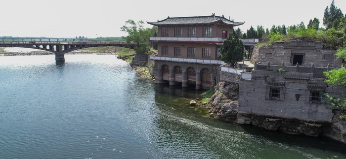 河南沁河广利渠渠首。水利部供图