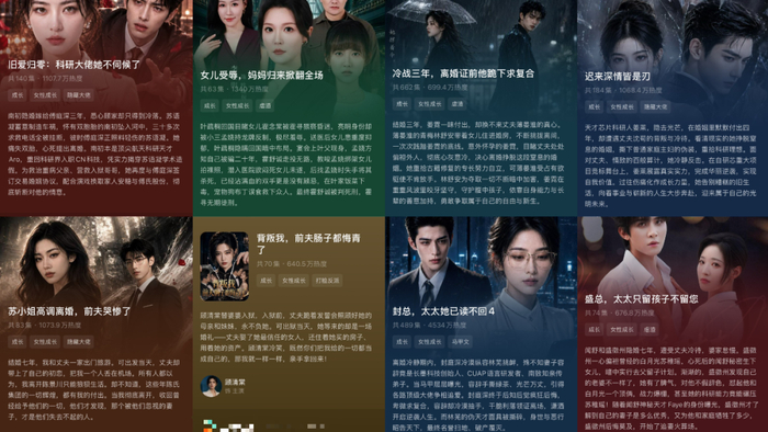 （热榜中的虐渣题材剧，女主多为科研、技术人员）