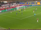 AC米兰右路传中西塞头球破门打破僵局