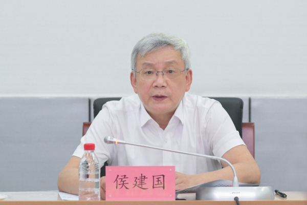 侯建国 资料图。图源：中国科学院网站