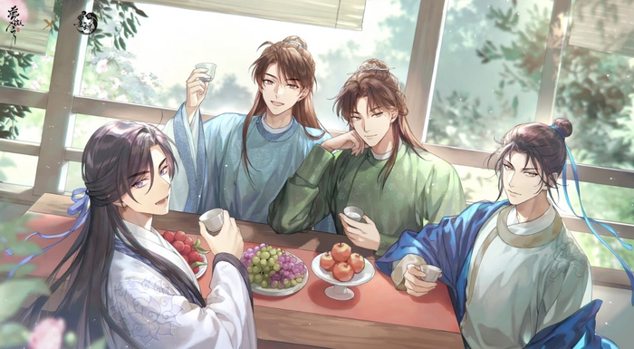 古风游戏《墨魂》与古风音乐剧《梦微之》联动海报（图源：小红书@《墨魂》）