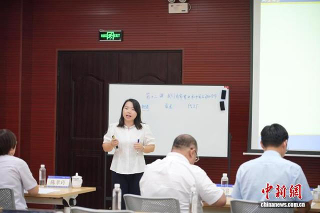 图为比赛现场。梁雨诗 摄
