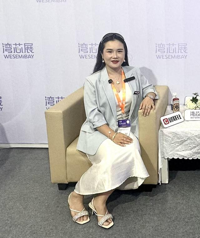 （图：思沃先进半导体事业部营销副总裁杨家兵）