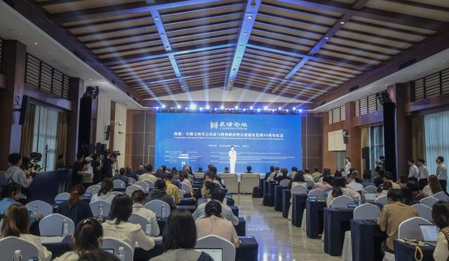 2026年10月19日 ，良渚论坛分论坛“探源：早期文明考古实证与精神解码暨良渚遗址发现90周年纪念”现场。 新华社 图
