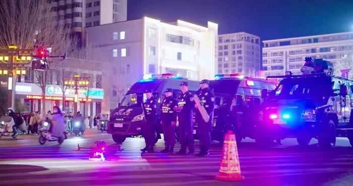 △聊城公安依托无人机常态化开展空中巡航