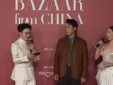 罗晋芭莎红毯戴女儿手绘领带，笑称胖胖的是他