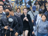 程潇北京中关村活动路透，人群中一眼看到太优越的一张脸 今日是冻美人