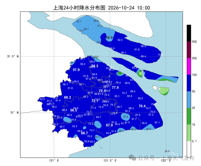 本文图片均来自“上海天气发布”微信公众号