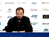 梅总在WTA250阿拉木图赛的新闻发布会