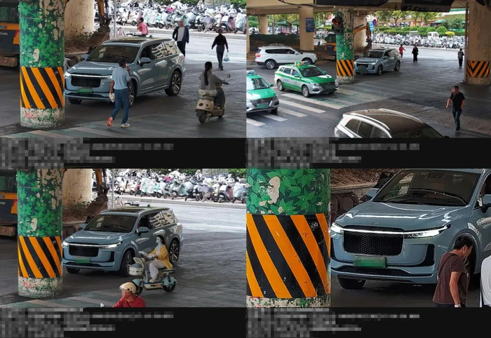 “机动车不按规定停放”违法抓拍系统测试照片
