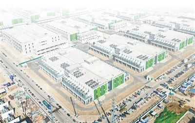 中金数据乌兰察布零碳算力基地远景。中金数据供图