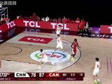U17男篮不敌加拿大篮板球输太多