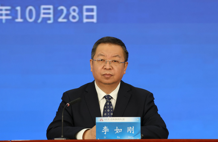 北京市城市管理委员会一级巡视员、新闻发言人李如刚。首都之窗记者 李磊 摄