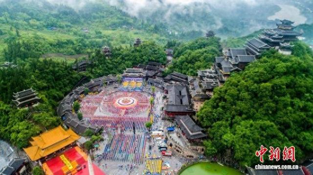 图为蚩尤九黎城景区。彭水县委宣传部 供图