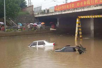 暴雨后的北京