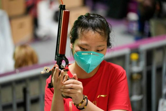 姜冉馨在此前的比赛中 图据 IC photo