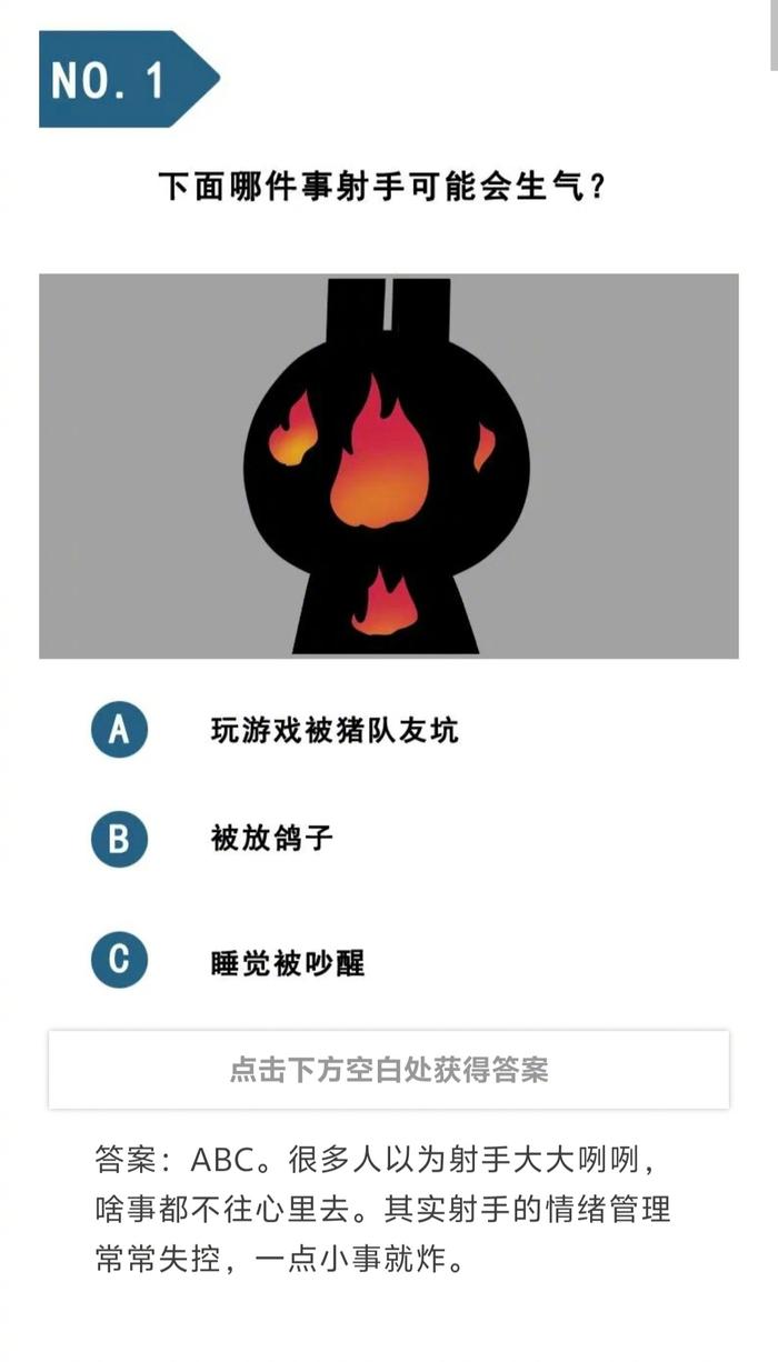 10道题还原真实射手座