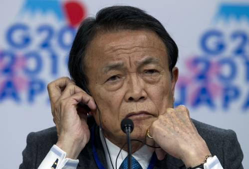 图为日本财务大臣麻生太郎。新华社/美联