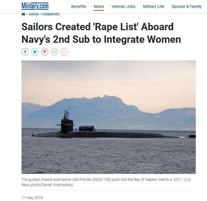 “Military.com”新闻网相关报道截图