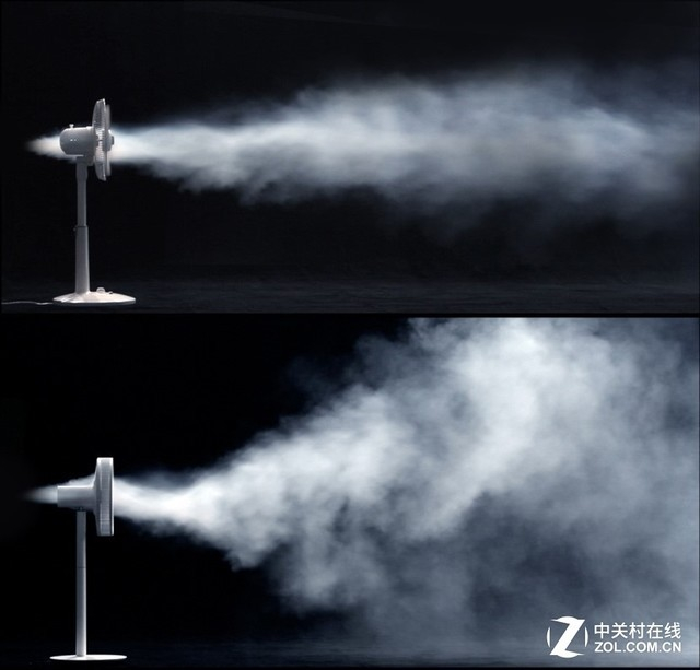 图为巴慕达风扇，据悉这样的扇叶设计可以让风更扩散