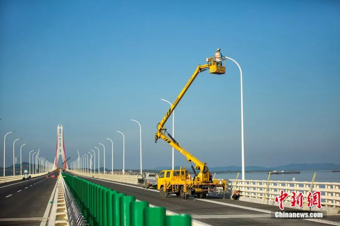  2019年5月，建设中的鄱阳湖二桥。傅建斌 摄&nbsp;