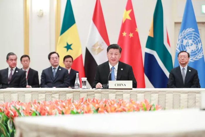 △6月28日，国家主席习近平在大阪主持中非领导人会晤